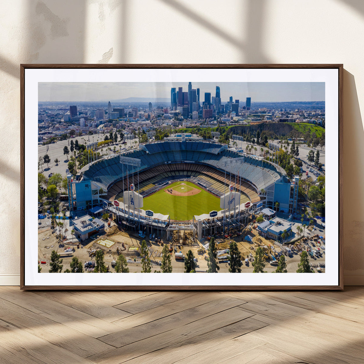 Los Angeles Dodgers Dodger Stadium Wall Art Canvas Print -