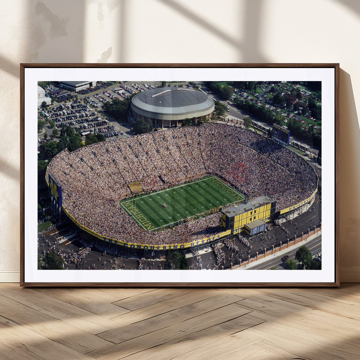 Michigan Wolverines Football Team Print - Ann Arbor Michigan