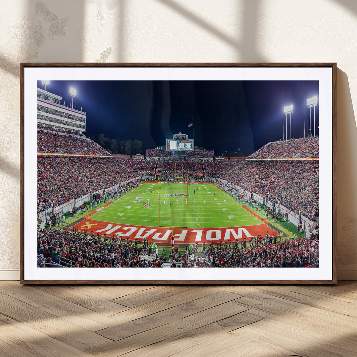 NC State Wolfpack Canvas Print - Raleigh Carter-Finley