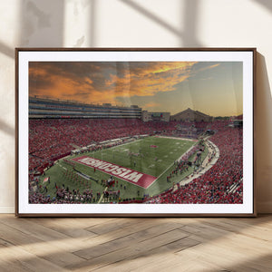 Camp Randall Stadium Wisconsin Badgers Large Wall Art Canvas