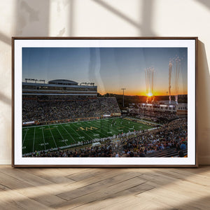 Demon Deacons Football Team Print Canvas- Winston-Salem