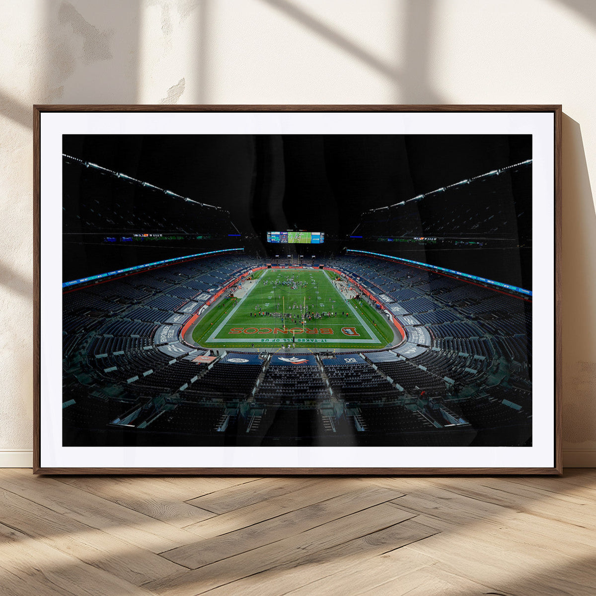 Denver Broncos Football Team Print Canvas- Denver Empower