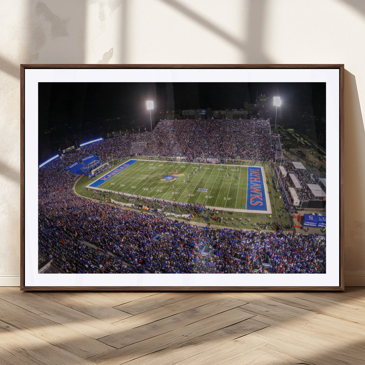 University of Kansas Jayhawks Football Team Print - Lawrence