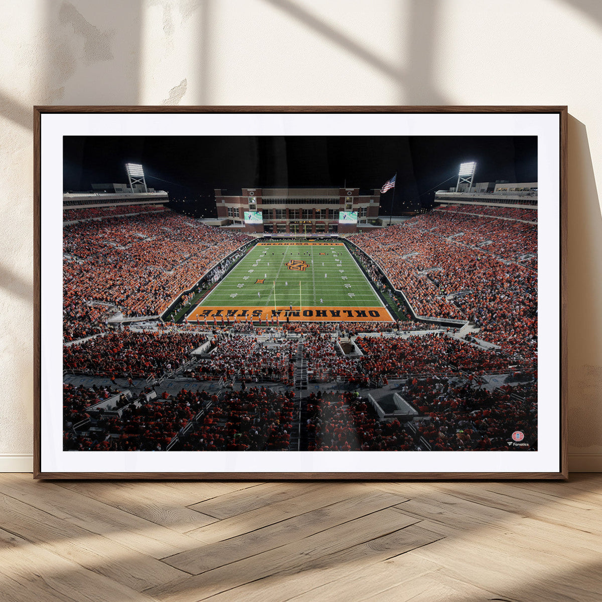 Oklahoma State Cowboys Canvas Print, Football Team Print -