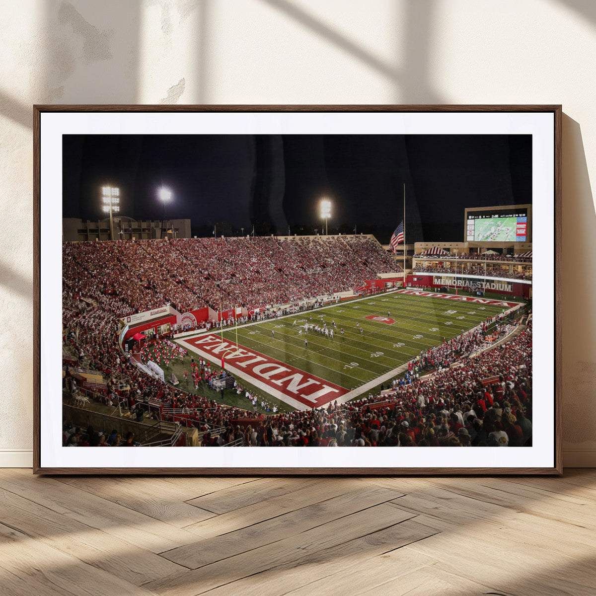 Indiana University Hoosiers Football Team Print Canvas -