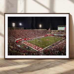 Indiana University Hoosiers Football Team Print Canvas -