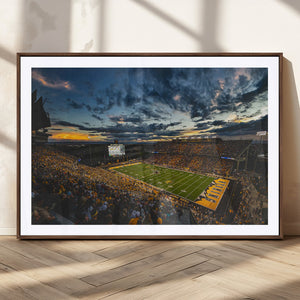 University of Wyoming Cowboys Football Team Print - Laramie
