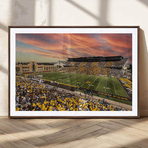 University of Wyoming Cowboys Football Team Print - Laramie