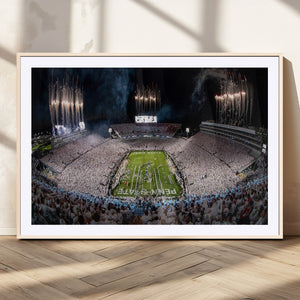 Penn Stadium Football Wall Art Canvas Print, Pennsylvania