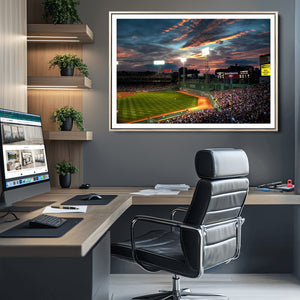 Fenway Park Wall Art Canvas Print | Large Baseball Stadium