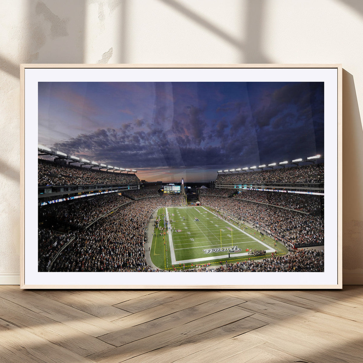 New England Patriots Football Team Print - Foxborough