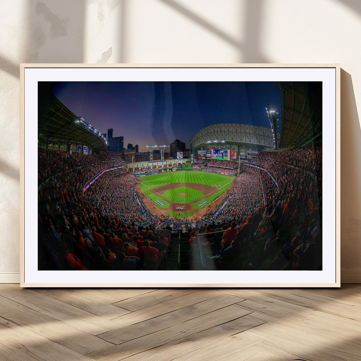 Houston Astros Baseball Print Canvas - Houston Minute Maid