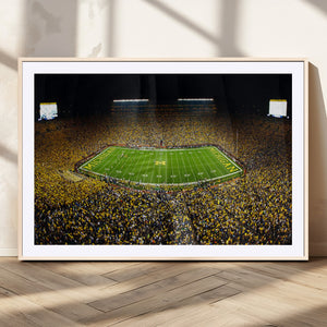 Stadium in Michigan Wall Art Canvas Print, Framed American