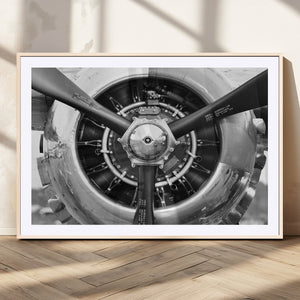 Vintage Airplane Wall Art Canvas Print
