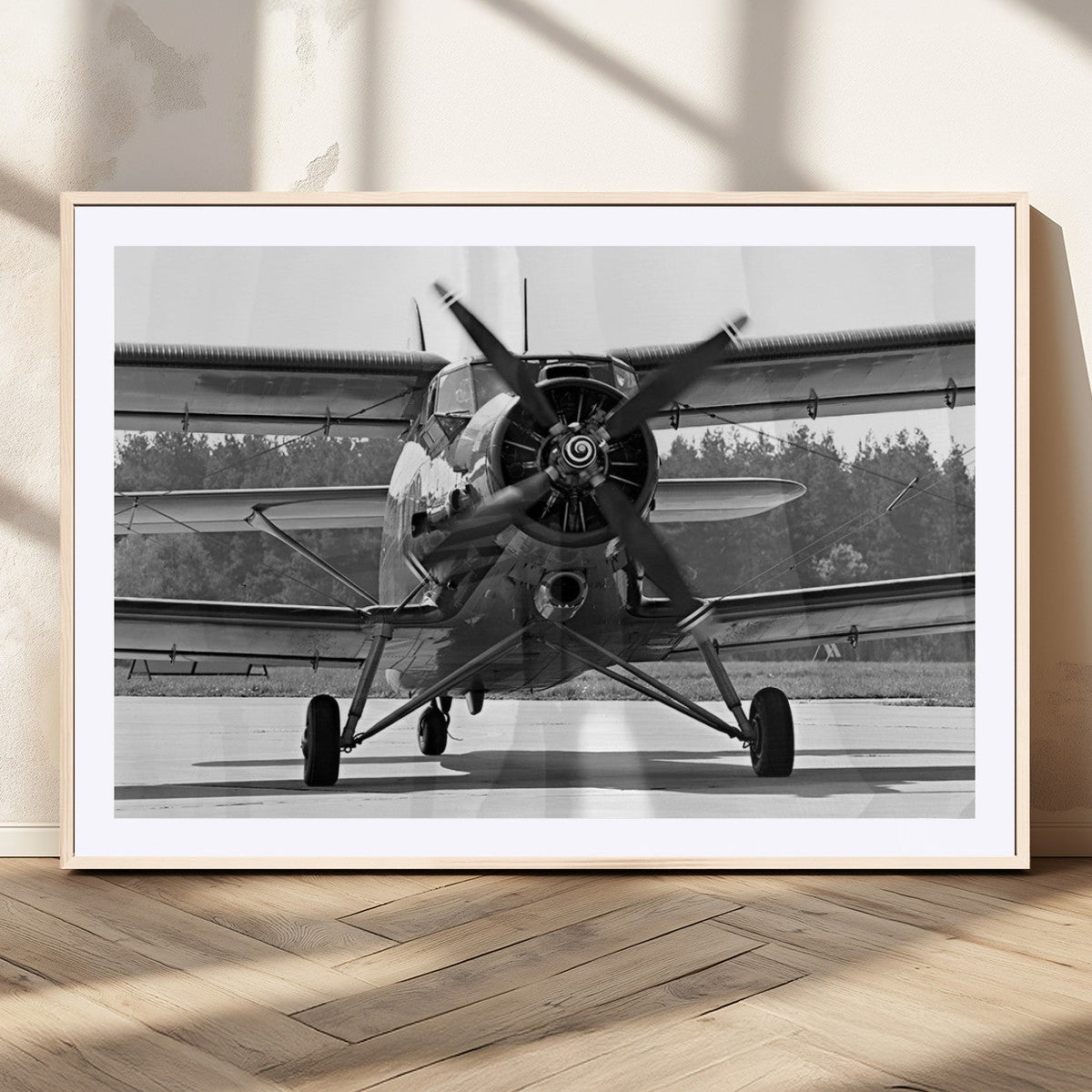 Wall Art Old War Plane Canvas Print