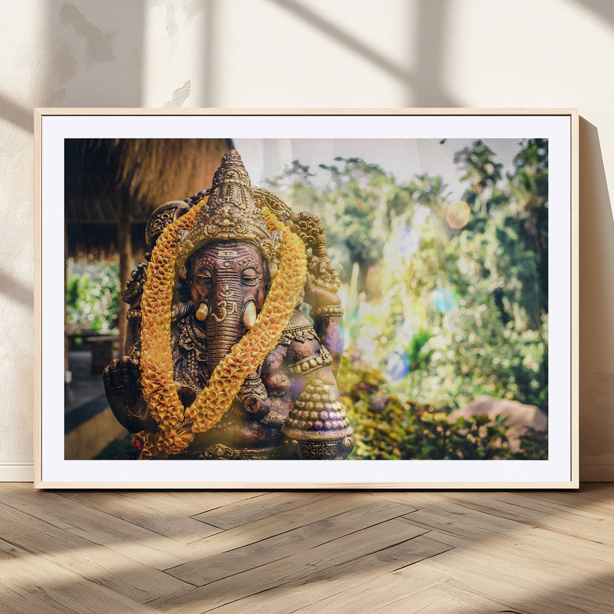 Hinduism Statue Wall Art Canvas Print