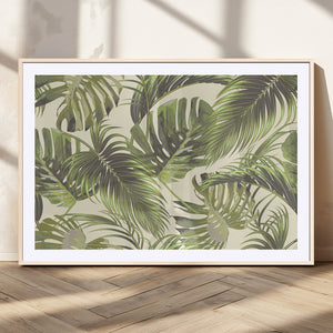 Palm Leaves Canvas Print