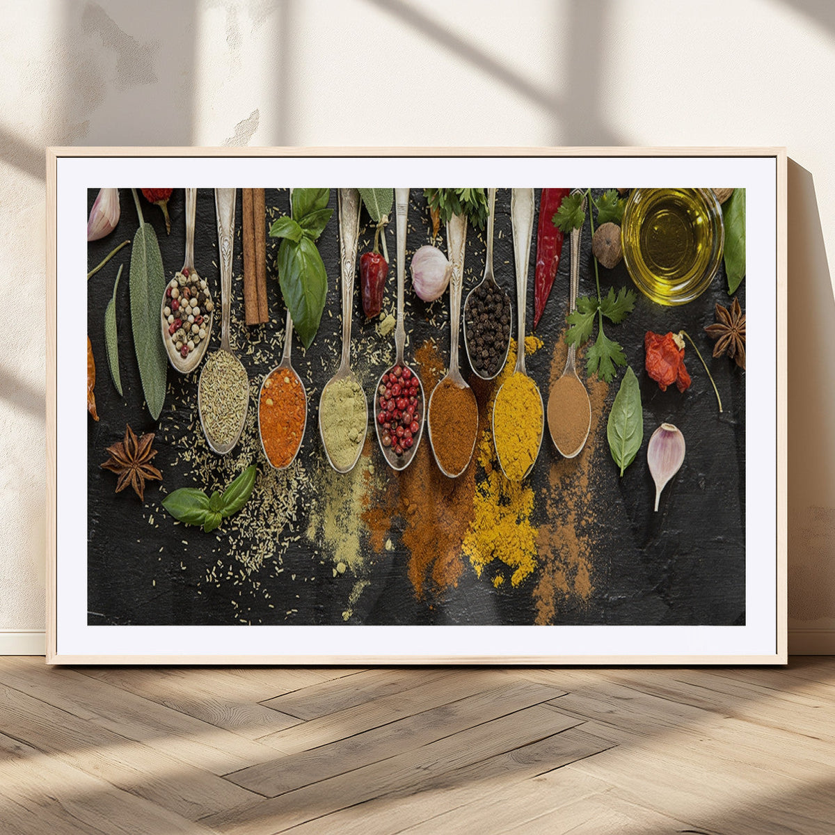 Spices Wall Art Canvas Print
