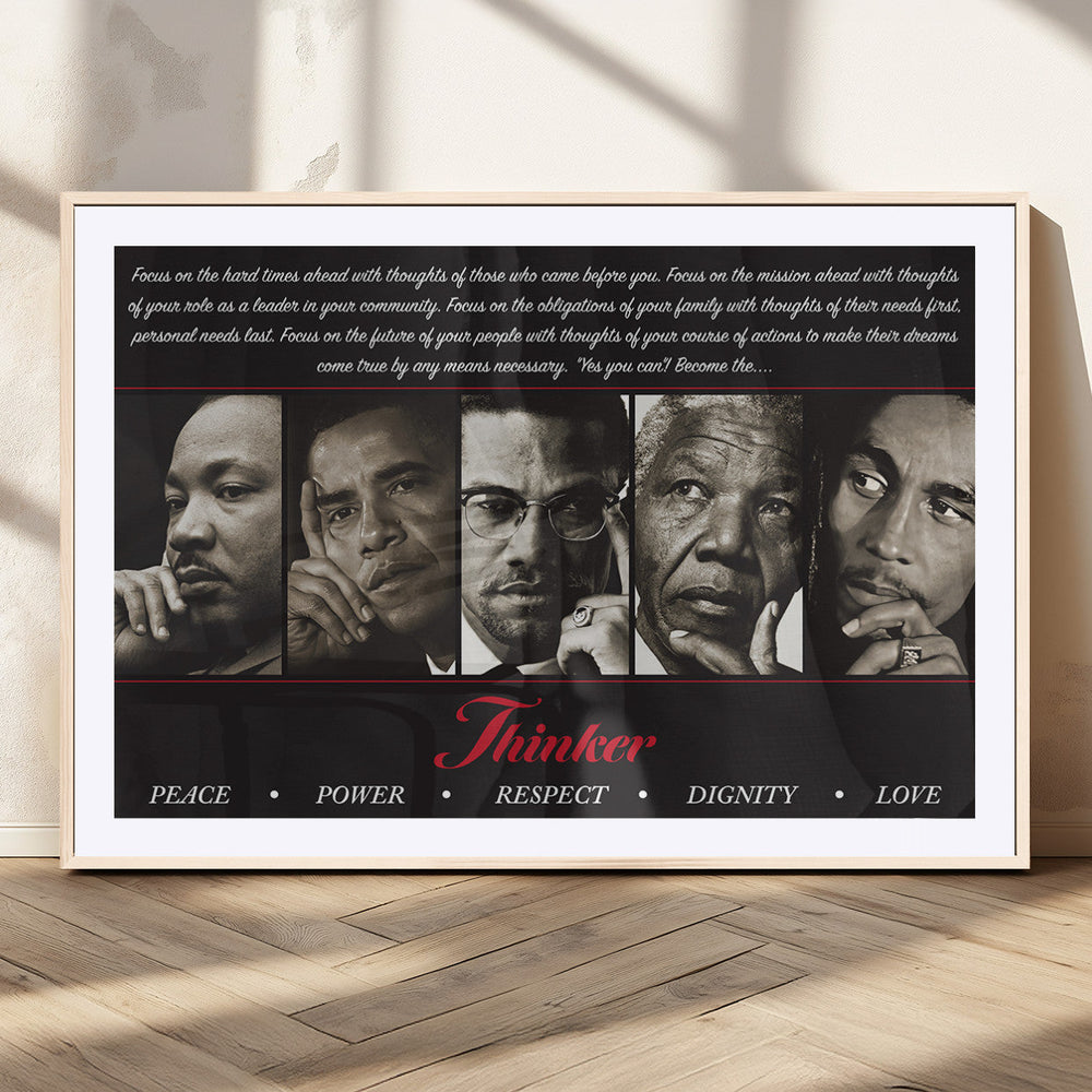 Thinkers of Wall Art Canvas Print - Inspirational Wall Art