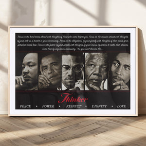 Thinkers of Wall Art Canvas Print - Inspirational Wall Art