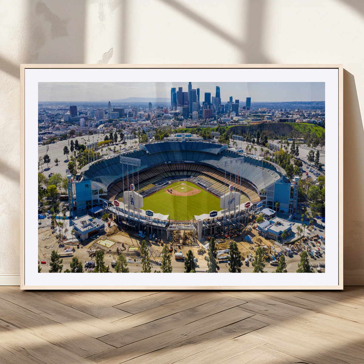 Los Angeles Dodgers Dodger Stadium Wall Art Canvas Print -