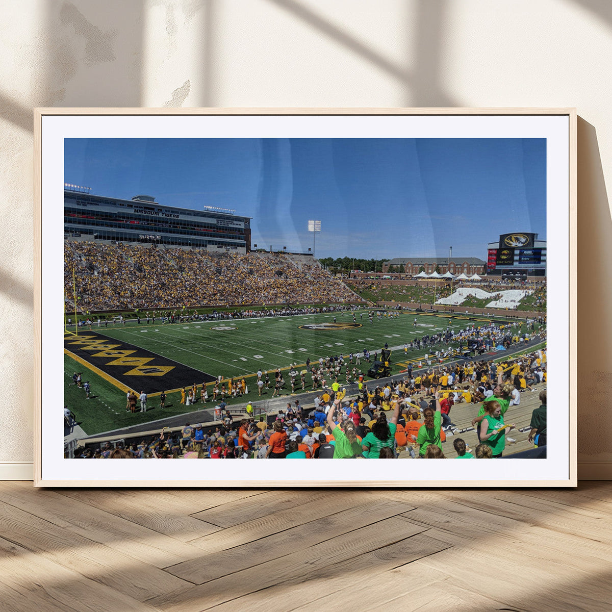 University of Missouri Tigers Football Team Print - Columbia
