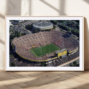 Michigan Wolverines Football Team Print - Ann Arbor Michigan