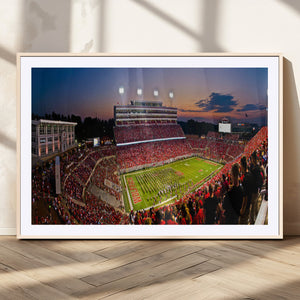 NC State Wolfpack Football Team Print - Raleigh