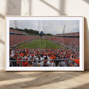 Virginia Cavaliers Football Team Print - Charlottesville Scott Stadium Print Wall Art Canvas