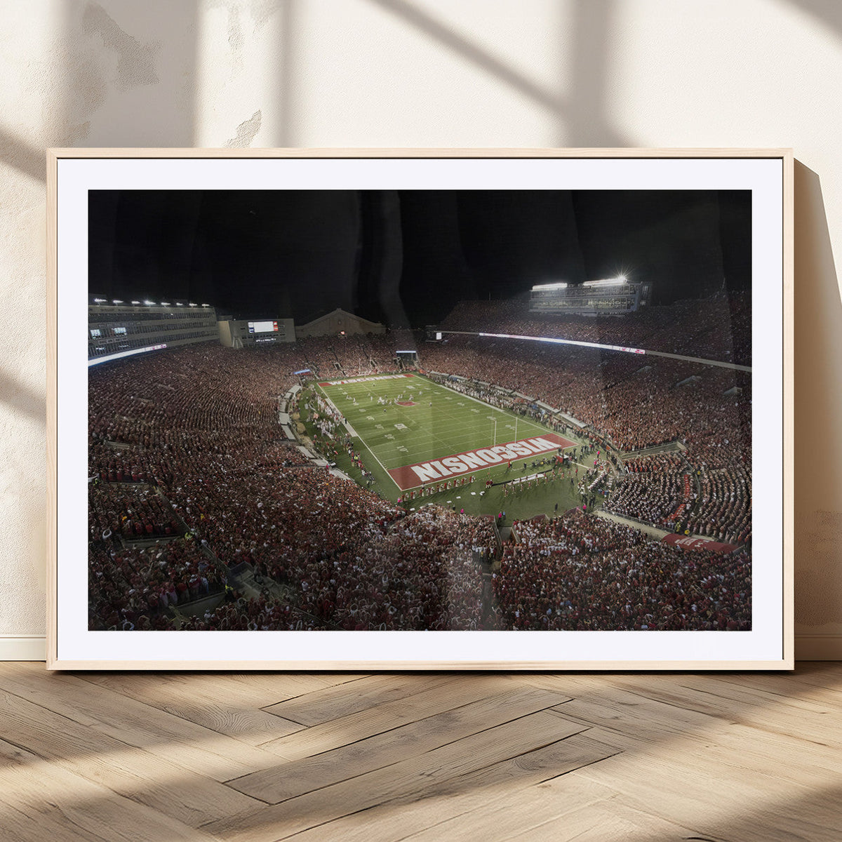 Wisconsin Badgers Football Team Print - Madison Camp Randall