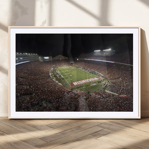 Wisconsin Badgers Football Team Print - Madison Camp Randall