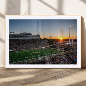 Demon Deacons Football Team Print Canvas- Winston-Salem