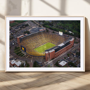 University of Michigan Wolverines Football Team Print - Ann