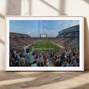 Michigan State Spartans Football Team Art Print - East