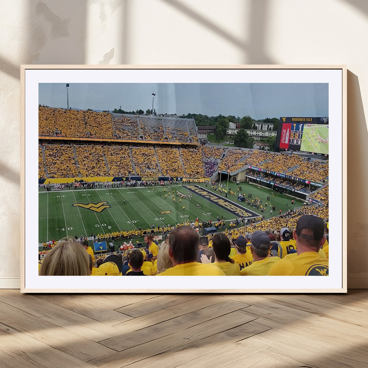 Puskar Stadium Canvas Print Wall Art - Morgantown Print -