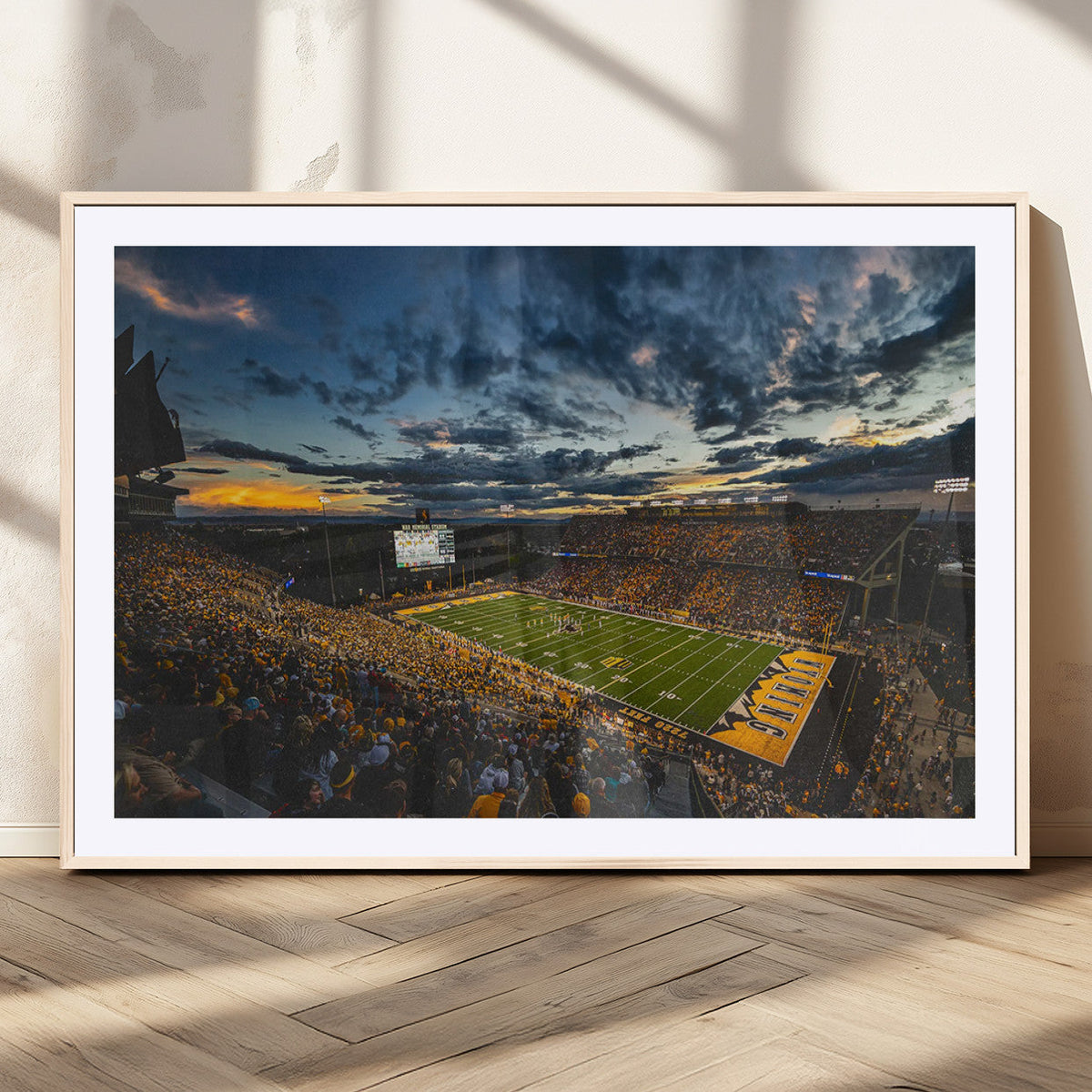 University of Wyoming Cowboys Football Team Print - Laramie