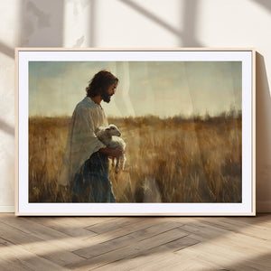 Jesus the Good Shepherd Wall Art Canvas Print -