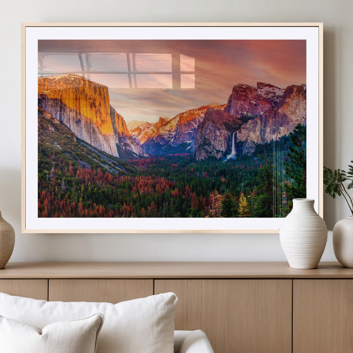 Yosemite Nal Park Wall Art Landscape Canvas Print El Capitan