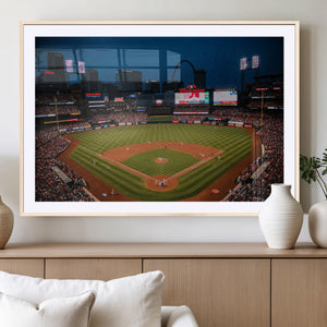 St. Louis Cardinals Baseball Team Print - Busch Stadium Wall