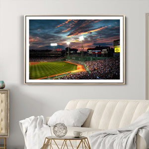 Fenway Park Wall Art Canvas Print | Large Baseball Stadium