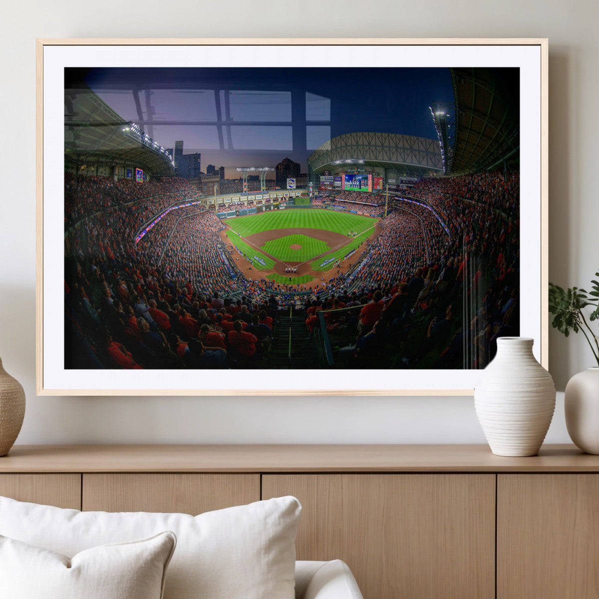 Houston Astros Baseball Print Canvas - Houston Minute Maid