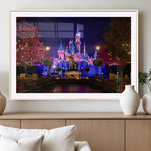 Castle Large Wall Art Disney Magic Kingdom Kids Room Decor -