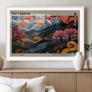 Modern Japanese Wall Art Canvas Print – Framed Contemporary