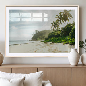 Relaxing Beach Wall Art Canvas Print – Framed Ocean View Art