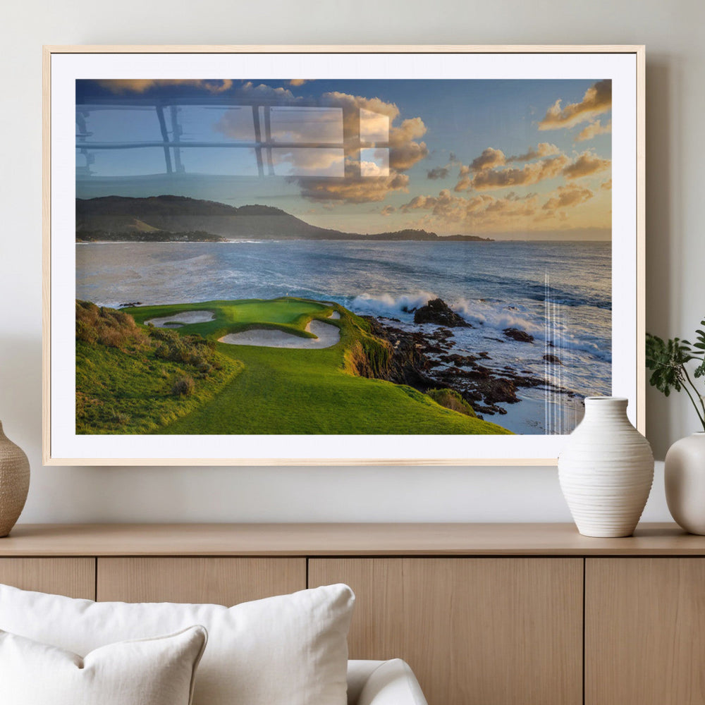 Pebble Beach Golf Links Wall Art Canvas Print – Iconic