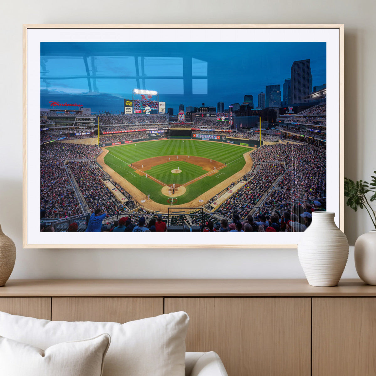 Target Field Stadium Wall Art Canvas Print – Minnesota Twins