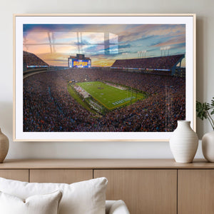 Jordan-Hare Stadium Wall Art Canvas Print, Football Stadium