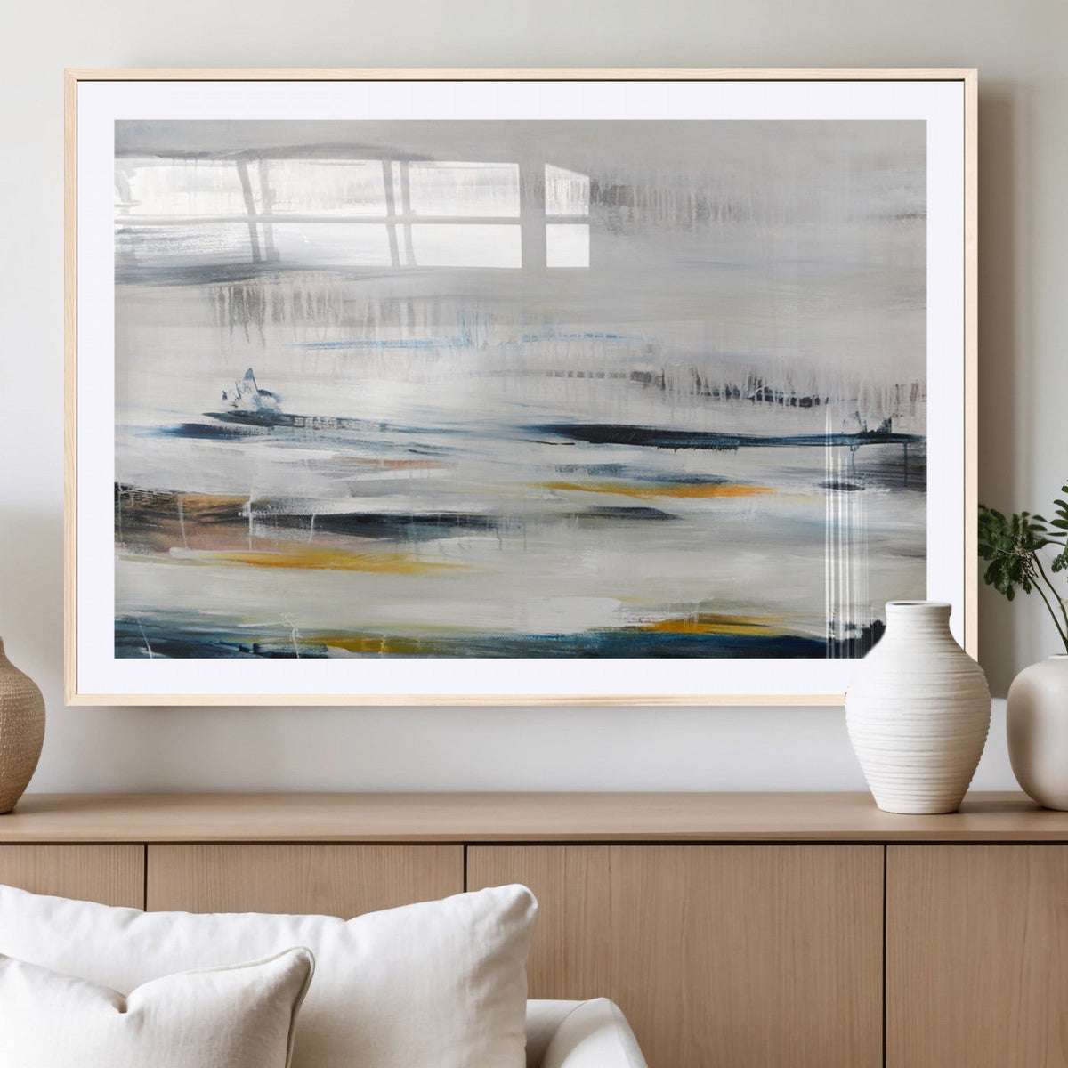 Soft Color Abstract Canvas Print