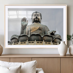 Buddha Statue Wall Art Canvas Print