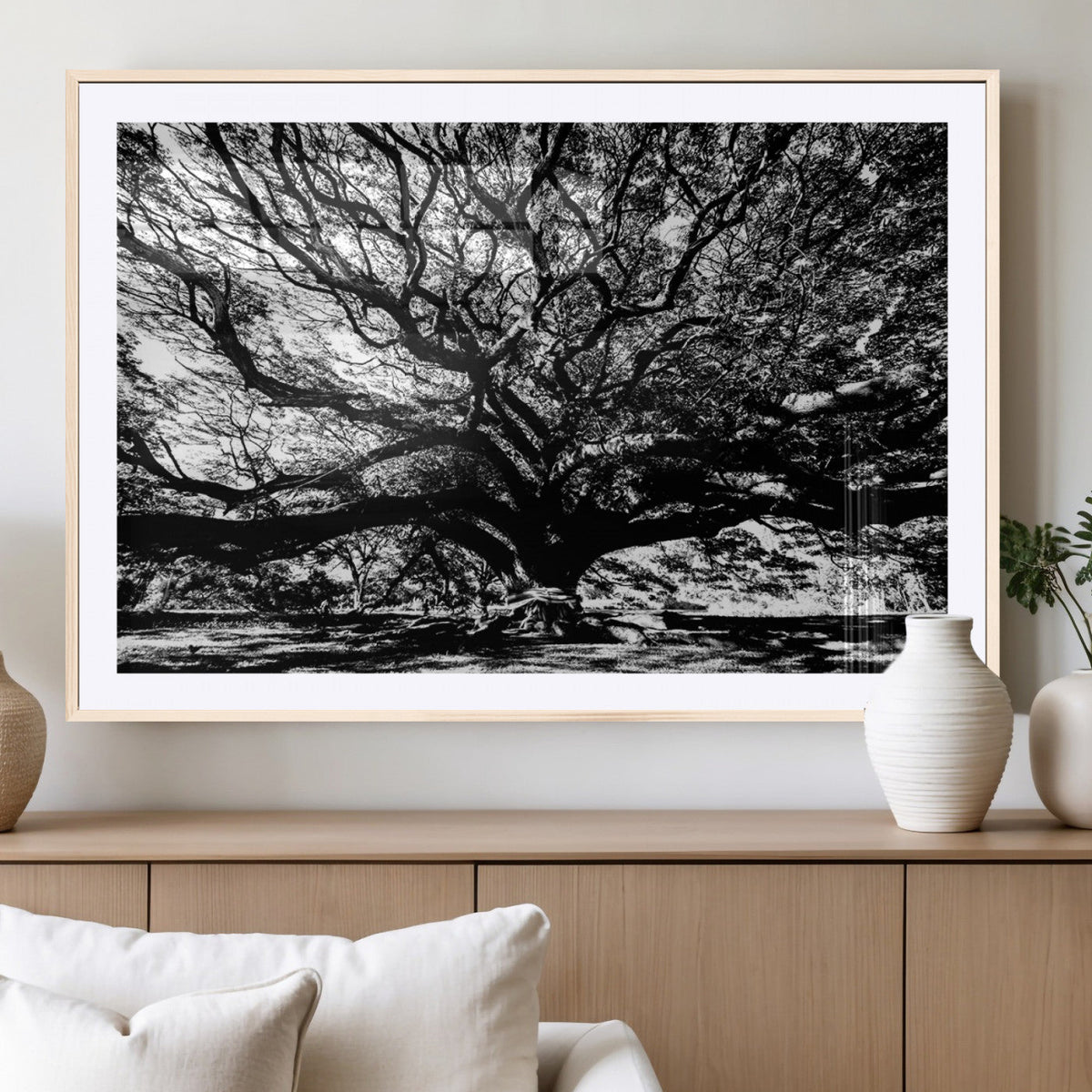 Mighty Angel Oak Wall Art | Angel Oak Tree Art Print